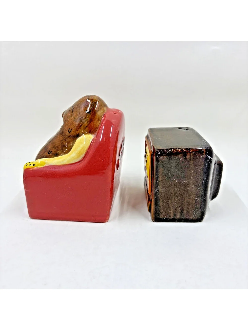 OCI Couch Potato “Veg Out!” Salt & Pepper Shaker Set – Potato in Recliner